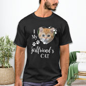 Grappig dat ik van mijn Vriendin hou, kat Kitten P T-shirt