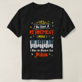 Grappig dat ik van plan ben om het pianodesign te  t-shirt (Design voorkant)