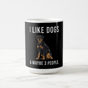 Grappig dat ik van Rottweiler-honden hou en missch Koffiemok