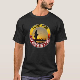Grappig dat ik vandaag niet kan werken, is mijn ar t-shirt