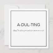 Grappig dat ik verhuisd ben | Nieuwe startpunt Kaart (Voorkant)