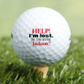 Grappig dat ik verloren ben gepersonaliseerde golf golfballen