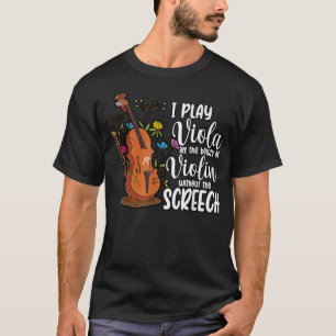 Grappig dat ik Viola Violin Violinist klassieke Mu T-shirt