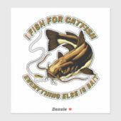 Grappig dat ik vis voor meerval Al het andere is a Sticker (Vel)