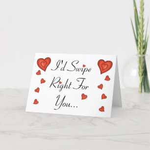 Grappig dat ik voor je veeg Valentijnse Feestdagen Kaart
