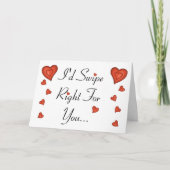 Grappig dat ik voor je veeg Valentijnse Feestdagen Kaart (Voorkant)