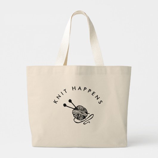 Grappig dat ik weet dat er gebeurt grote tote bag (Achterkant)