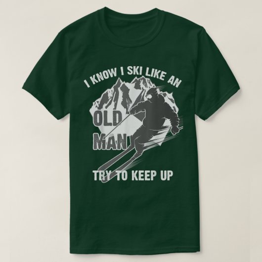 Grappig dat ik weet dat ik als een oud Man moet bl T-shirt (Design voorkant)