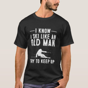 Grappig dat ik weet dat ik een oude Man-cadeau vin T-shirt