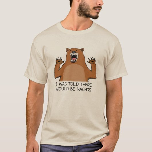 Grappig dat ik werd verteld dat er Nachos Beer zou T-shirt (Voorkant)