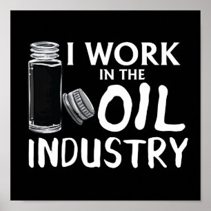 Grappig dat ik werk in de essentiële olie-industri poster