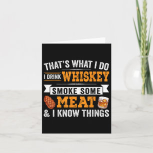 Grappig dat ik whisky rook en wat Drink rook en ik Kaart