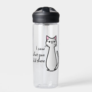 Grappig dat ik zag wat je daar gedaan hebt... waterfles