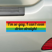 Grappig dat ik zo klein ben dat ik niet eens een s bumpersticker (Op auto)