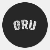 Grappig dat ik zo veel naar ons kijk ronde sticker (Voorkant)