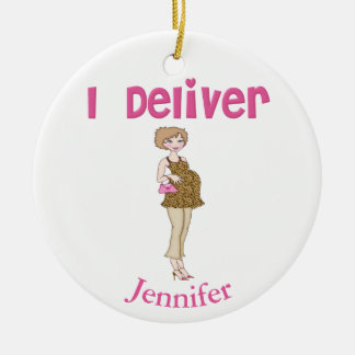 Grappig dat ik zwangerschap lever keramisch ornament