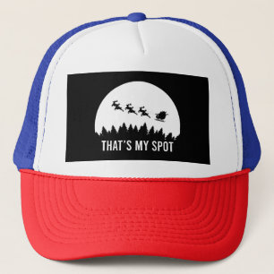 Grappig dat is mijn plek Kerstmis sessie, Kerstman Trucker Pet