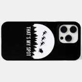 Grappig dat is mijn plek Kerstmis Sessie Santa op Case-Mate iPhone Case (Achterkant (horizontaal))