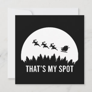 Grappig Dat Is Mijn Plek Kerstsessie Kerstman Op s Kaart