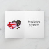 Grappig dat je alleen bent op Valentijnsdag Kaart (Binnen)