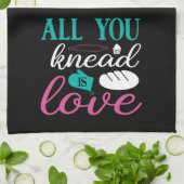 Grappig dat je alleen maar weet dat je verliefd be theedoek (Gevouwen)