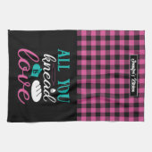 Grappig dat je alleen maar weet dat je verliefd be theedoek (Horizontaal)