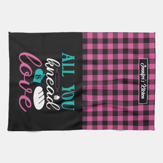 Grappig dat je alleen maar weet dat je verliefd be theedoek (Horizontaal)