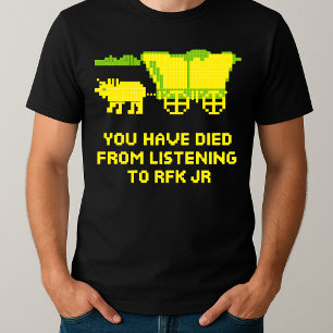Grappig dat je bent overleden door het luisteren n t-shirt