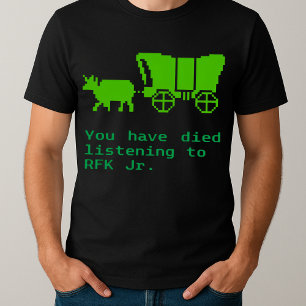 Grappig dat je bent overleden door het luisteren n t-shirt
