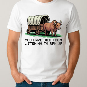 Grappig dat je bent overleden door het luisteren n t-shirt