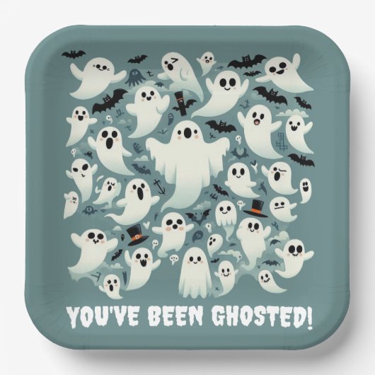 Grappig dat je bent verpest! Geesten in de vlucht Papieren Bordje (Voorkant)