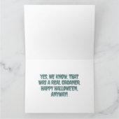 Grappig dat je bent verpest! Geesten op het kerkho Kaart (Binnen)