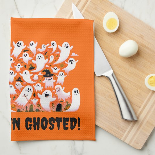 Grappig dat je bent verpest! Geesten op het kerkho Theedoek (Quarter Fold)