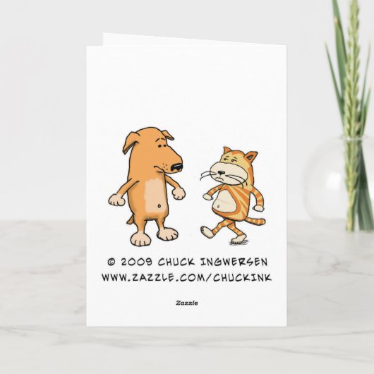 Grappig dat je beter wordt op de verjaardag kaart (Achterkant)