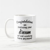 Grappig dat je cadeautjes achterlaat voor co-arbei koffiemok (Links)