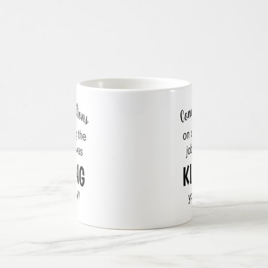 Grappig dat je cadeautjes achterlaat voor Mok van (Center)