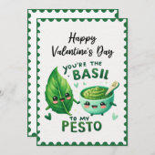 Grappig dat je de basilicum bent van mijn Pesto Va Feestdagenkaart (Voorkant / Achterkant)