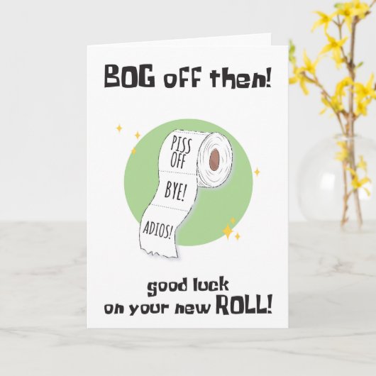 Grappig dat je de Bog Roll Kaart verlaat (Gele Bloem)