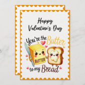 Grappig dat je de butte bent van mijn Valentijnsda Feestdagenkaart (Voorkant / Achterkant)