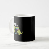 Grappig dat je de laatste Unicorn Dinosaur eet Koffiemok (Voorkant links)