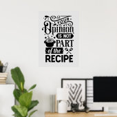 grappig dat je een mening bent die geen deel uitma poster (Thuiskantoor)