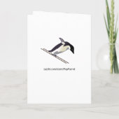 Grappig dat je een op een miljoen pinguïn ziet. kaart (Achterkant)