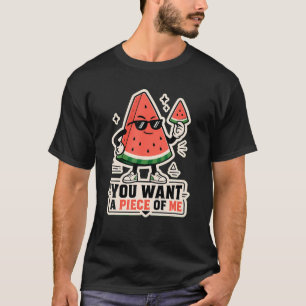 Grappig dat je een stuk van mij wilt Retro waterme T-shirt