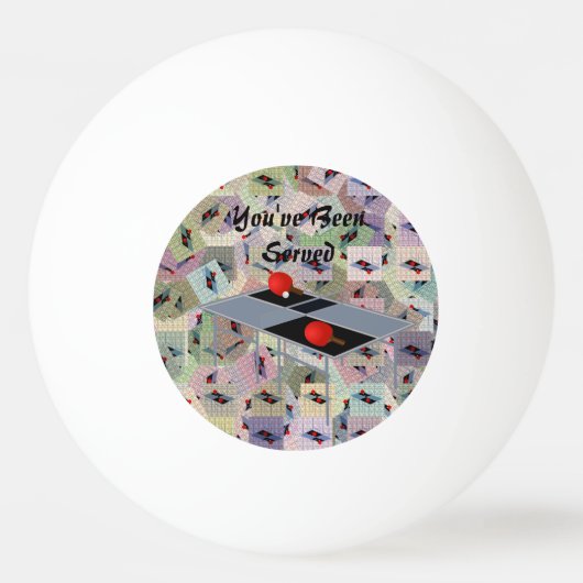 Grappig dat je een tafeltennisontwerp hebt gehad, pingpongbal (Voorkant)