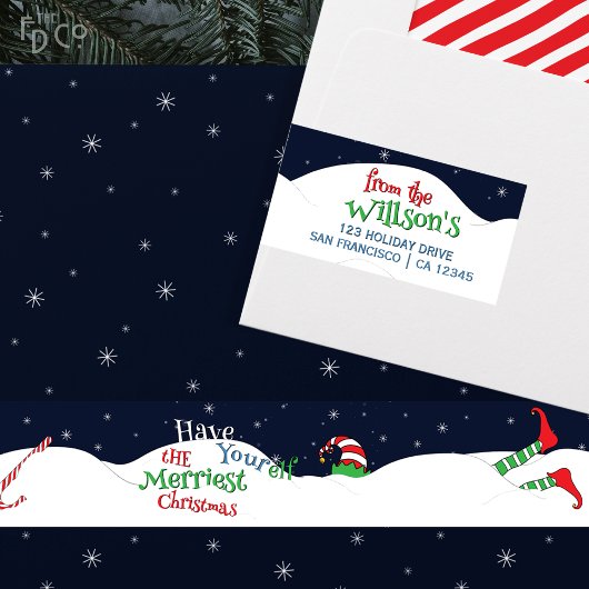 Grappig dat je elf kerst sneeuw crashlanding