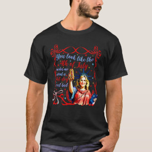 Grappig dat je eruit ziet als de 4 juli Hot Dog Co T-shirt