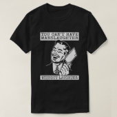 Grappig dat je geen slachting hebt zonder lachen t-shirt (Design voorkant)