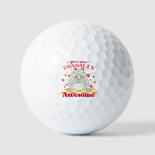 Grappig dat je Geweldige bent Golfballen (Voorkant)