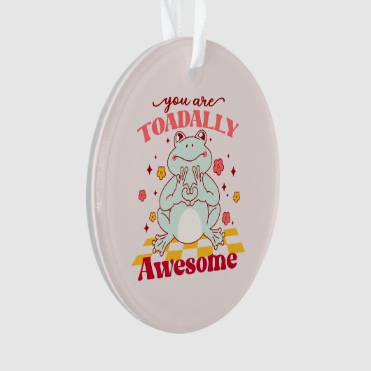 Grappig dat je Geweldige bent Ornament (voorkant)