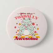 Grappig dat je Geweldige bent Ronde Button 7,6 Cm (Voorkant)